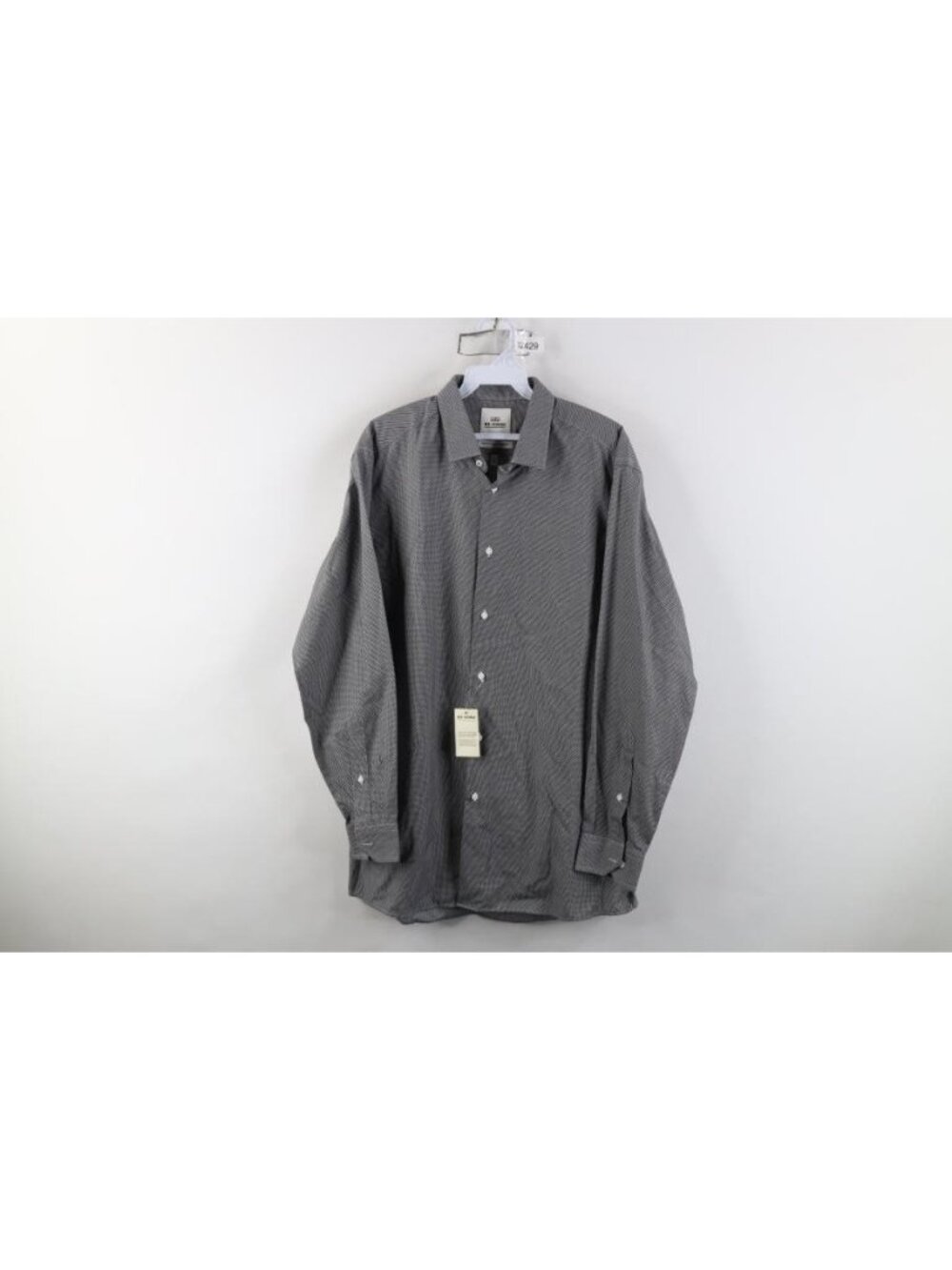 New Ben Sherman Mens 15.5 32/33 Slim Fit Collared Button Dress Shirt Cotton